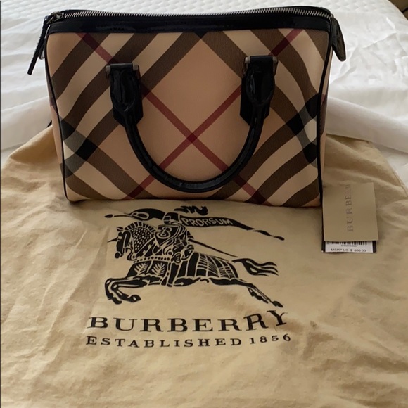 Burberry Handbags - 100% Authentic Burberry Nova Chester Bowling Bag